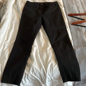 Loft size 2 Marisa skinny tuxedo black dress pants come to ankle